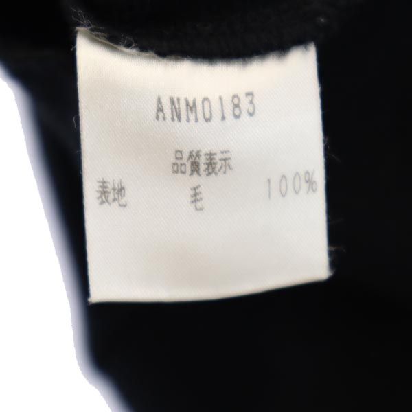 フォクシー 長袖 ニット ワンピース 40 ブラック系 FOXEY バックジップ レディース