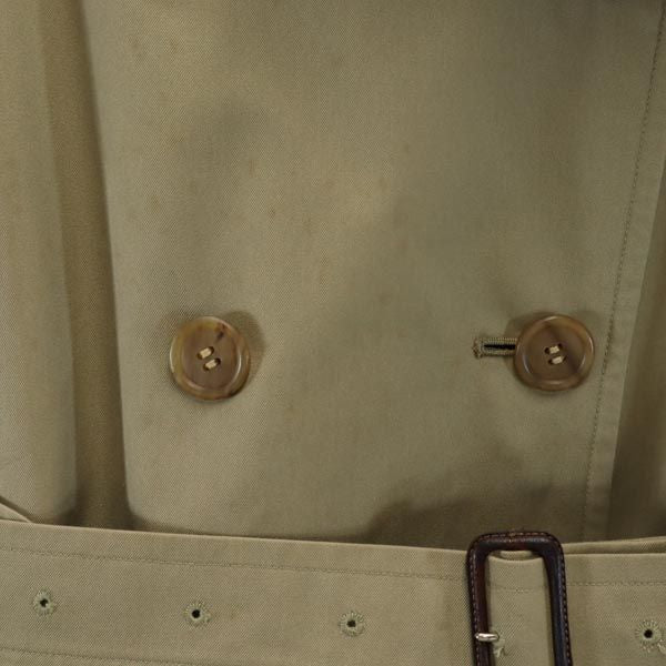 Burberrys バーバリーズ 90s 2WAY オールド トレンチコート 9A カーキ系 ライナー付き レディース