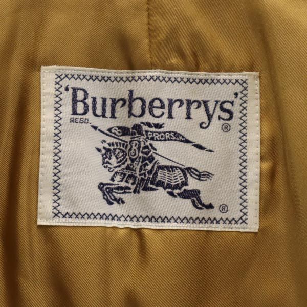 Burberrys バーバリーズ 90s 2WAY オールド トレンチコート 9A カーキ系 ライナー付き レディース