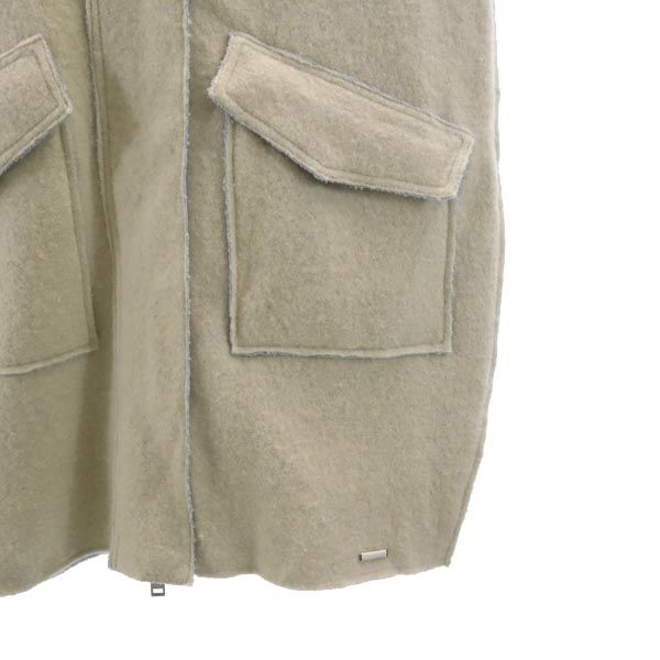 未使用 DIESEL ディーゼル ウールブレンド ステンカラーコート M 白系 レディース