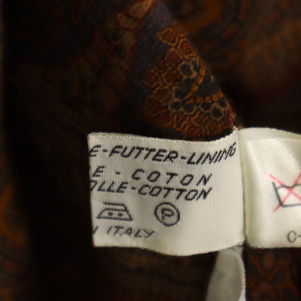 Herno ヘルノ 80s 90s イタリア製 ヴィンテージ ライナー付き ステンカラーコート 44 カーキ系 レディース