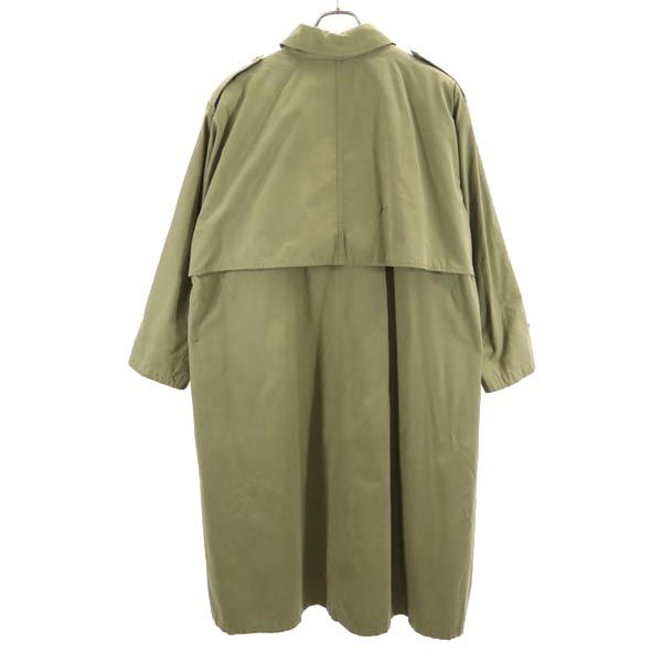 Herno ヘルノ 80s 90s イタリア製 ヴィンテージ ライナー付き ステンカラーコート 44 カーキ系 レディース