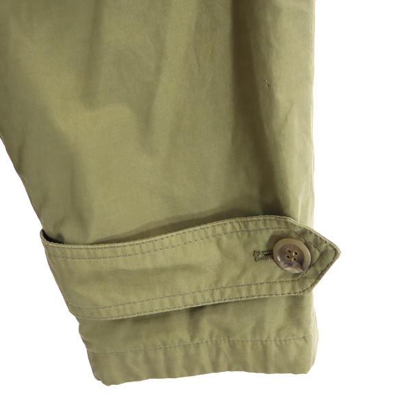 Herno ヘルノ 80s 90s イタリア製 ヴィンテージ ライナー付き ステンカラーコート 44 カーキ系 レディース