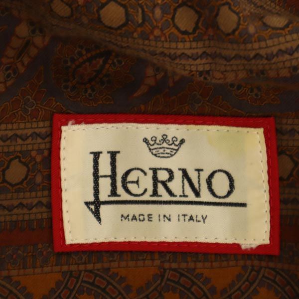 Herno ヘルノ 80s 90s イタリア製 ヴィンテージ ライナー付き ステンカラーコート 44 カーキ系 レディース