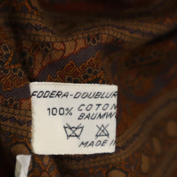 Herno ヘルノ 80s 90s イタリア製 ヴィンテージ ライナー付き ステンカラーコート 44 カーキ系 レディース