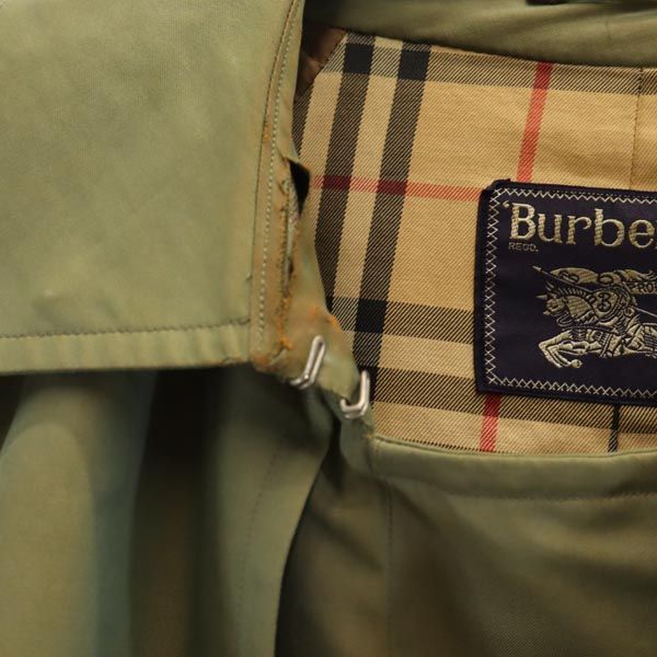 Burberrys バーバリーズ 80s 90s オールド トレンチコート L カーキ メンズ