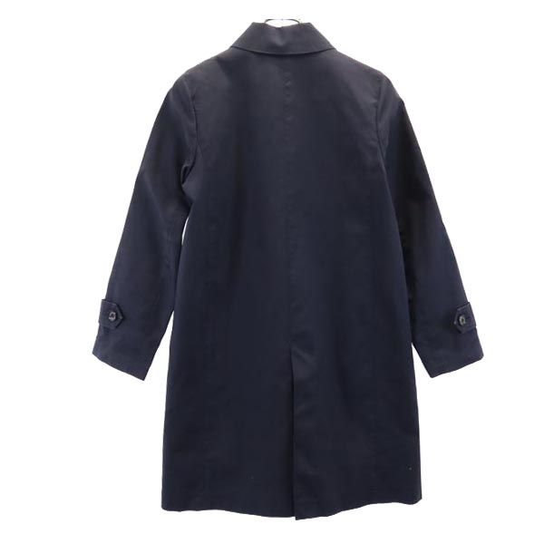 MACKINTOSH PHILOSOPHY マッキントッシュフィロソフィー 三陽商会 日本製 ライナー付き ステンカラーコート 36 ネイビー レディース