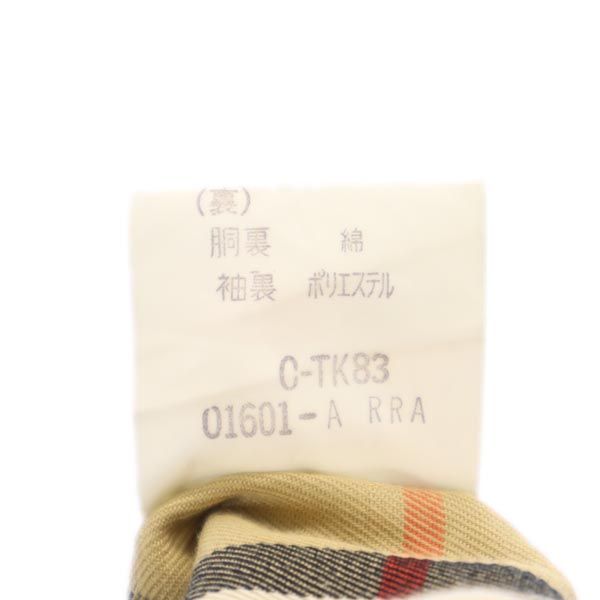 Burberrys バーバリーズ 90s 白タグ オールド 長袖 ライナー付き ステンカラーコート 9 ベージュ系 レディース