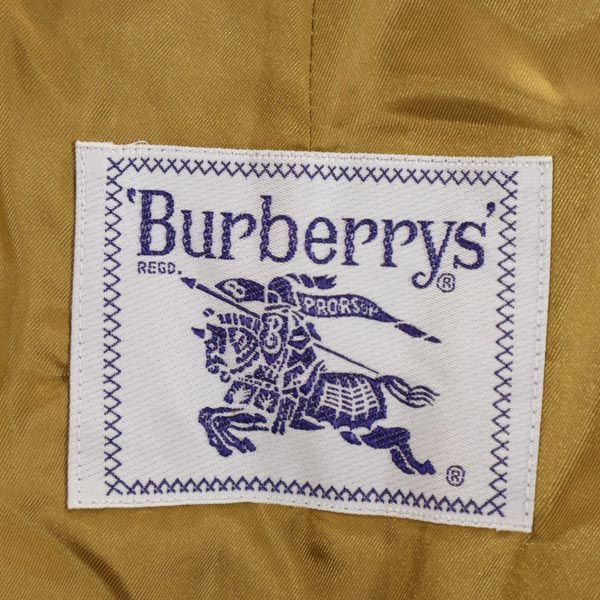 Burberrys バーバリーズ 90s 白タグ オールド 長袖 ライナー付き ステンカラーコート 9 ベージュ系 レディース