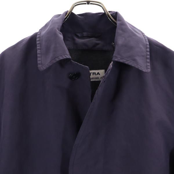 VETRA ベトラ ウールブレンド 長袖 ライナー付き ステンカラーコート 40 ネイビー系 メンズ