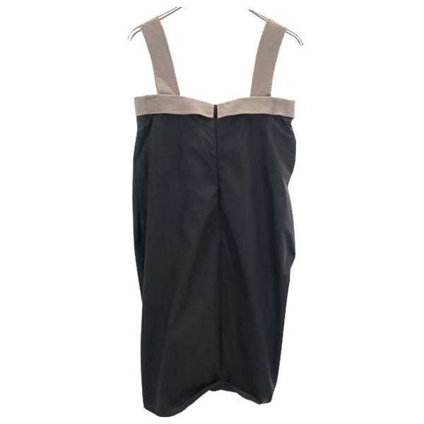 MAX MARA マックスマーラ キャミソール ワンピース 40 ブラック系 バックジップ レディース