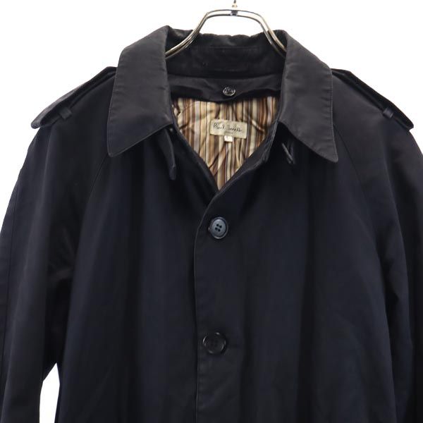 Paul Smith ポールスミス ライナー付き ステンカラーコート L ネイビー 日本製 メンズ