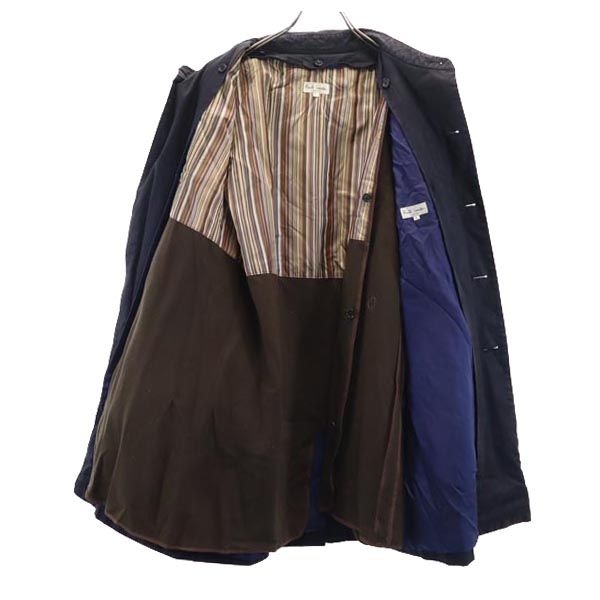 Paul Smith ポールスミス ライナー付き ステンカラーコート L ネイビー 日本製 メンズ