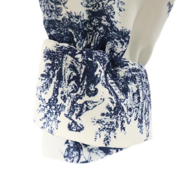 AMERI UNDRESSED アメリ 総柄 長袖 シャツワンピース M ホワイト系 レディース