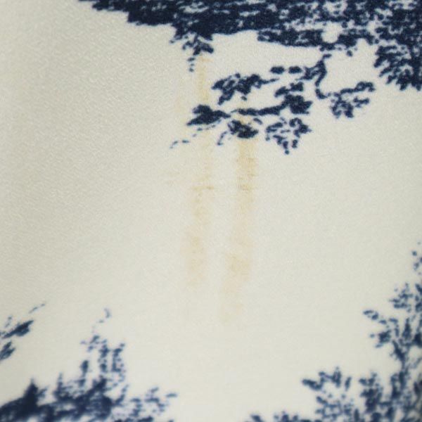 AMERI UNDRESSED アメリ 総柄 長袖 シャツワンピース M ホワイト系 レディース