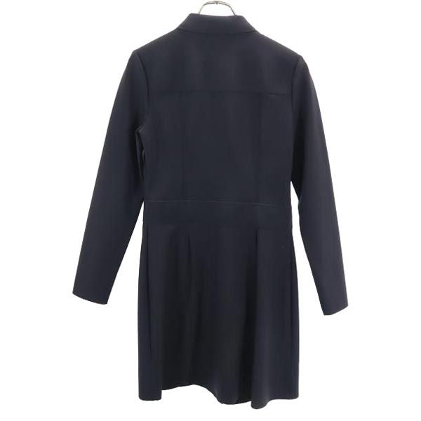 Tory Burch トリーバーチ 長袖 ナイロン ワンピース S ブラック レディース