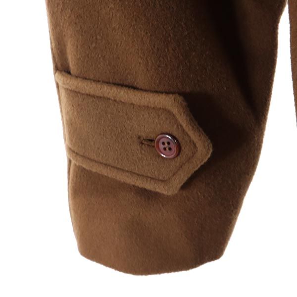 Burberrys バーバリーズ 90s 英国製 オールド カシミヤウールブレンド ステンカラーコート ブラウン系 レディース