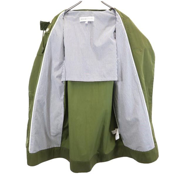 SEE BY CHLOE シーバイクロエ モッズコート 4 カーキ レディース