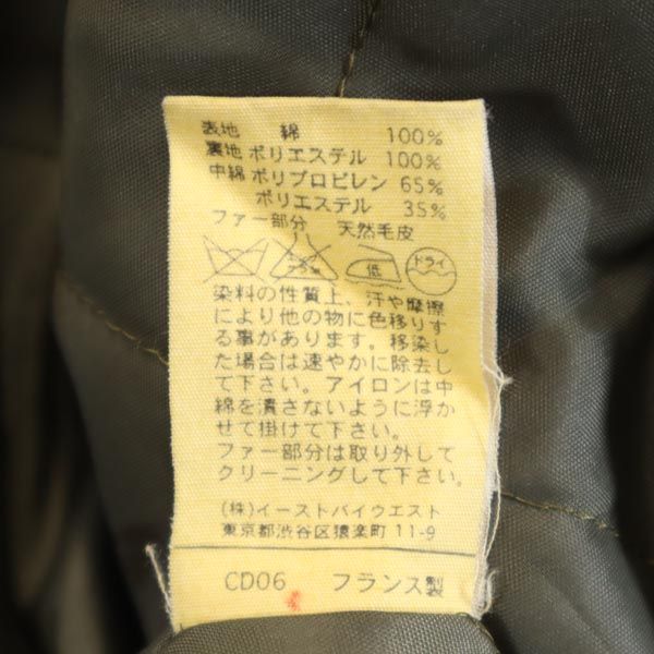 A.P.C. アーペーセー フランス製 モッズコート M カーキ系 裏キルティング メンズ