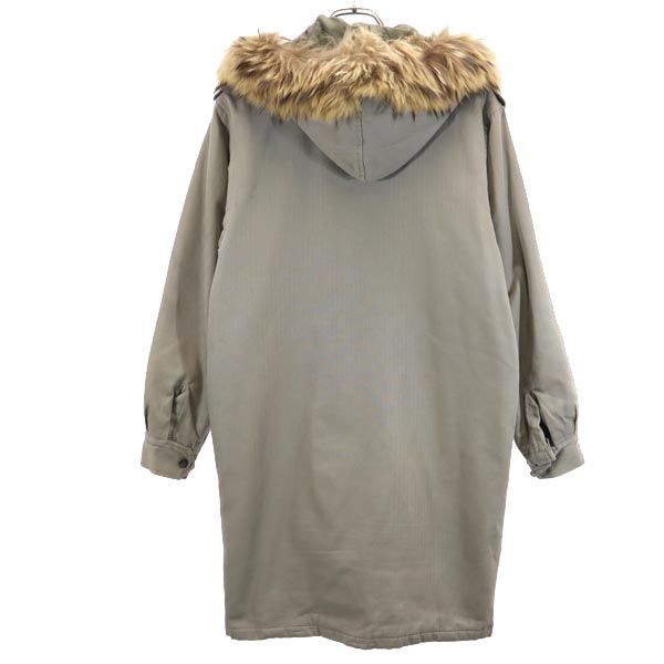 A.P.C. アーペーセー フランス製 モッズコート M カーキ系 裏キルティング メンズ