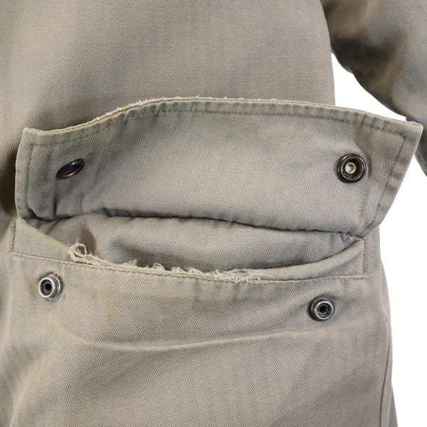 A.P.C. アーペーセー フランス製 モッズコート M カーキ系 裏キルティング メンズ