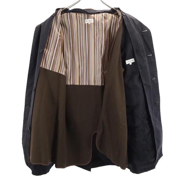 Paul Smith ポールスミス 日本製 ライナー付き ステンカラーコート M ブラック系 LONDON メンズ