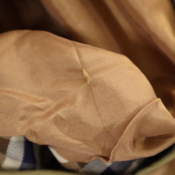 Aquascutum アクアスキュータム イギリス製 ライナー付き ステンカラーコート ベージュ メンズ