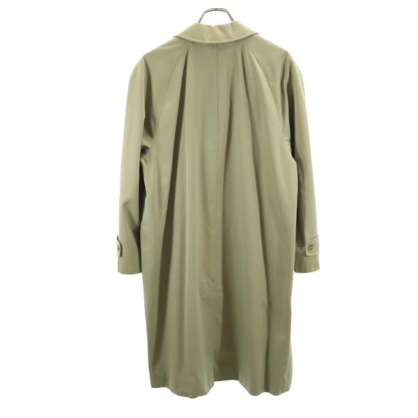 Aquascutum アクアスキュータム 英国製 ステンカラーコート ベージュ系 メンズ