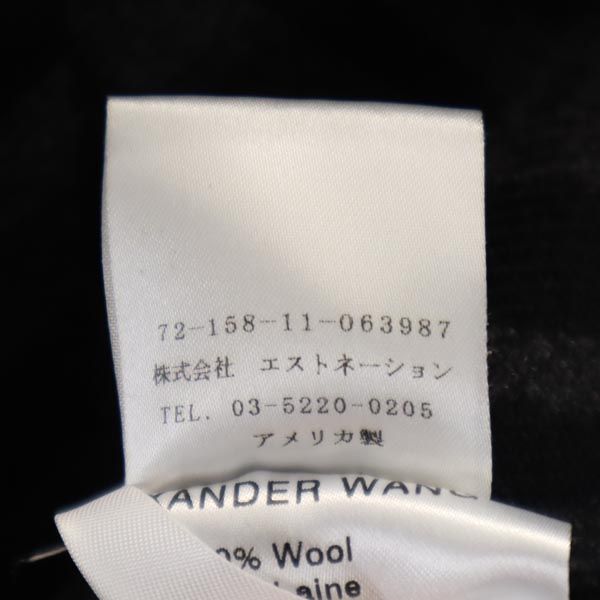 Alexander Wang アレキサンダーワン USA製 ノースリーブ ミニワンピース 2 黒×グレー ジャンパースカート レディース