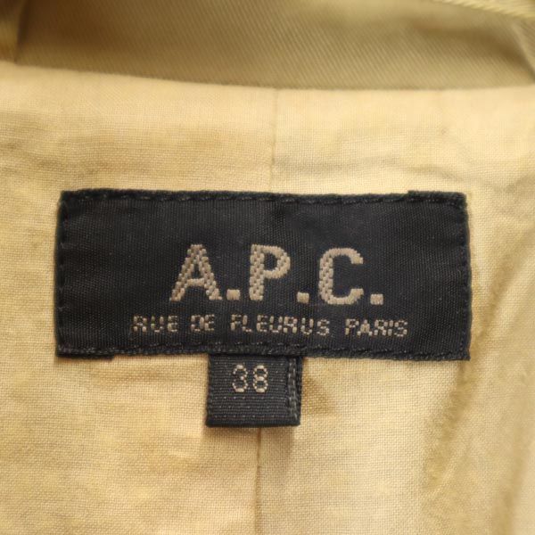 A.P.C. アーペーセー トレンチコート 38 ベージュ レディース