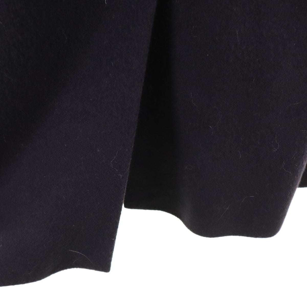 Mackintosh マッキントッシュ スコットランド製 ウール ステンカラーコート 32 ネイビー レディース