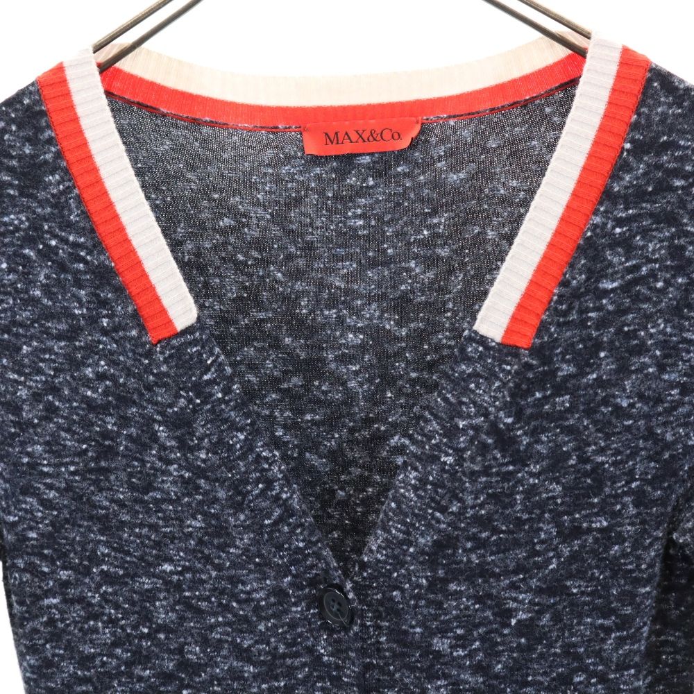 MAX&CO マックスアンドコー 半袖 ニット ワンピース XS ネイビー系 レディース