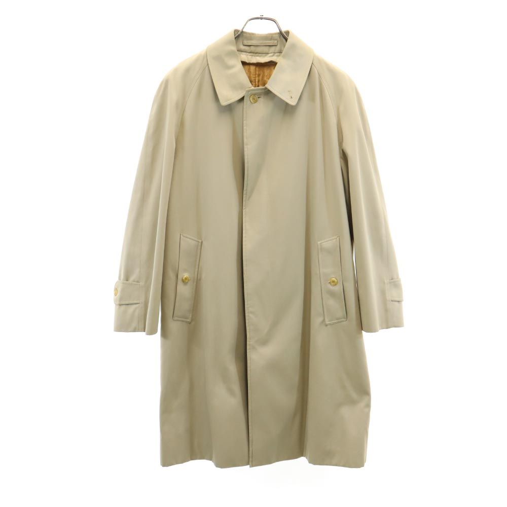 Burberrys バーバリーズ 80s 英国製 ヴィンテージ 長袖 ライナー付き ステンカラーコート ベージュ系 メンズ