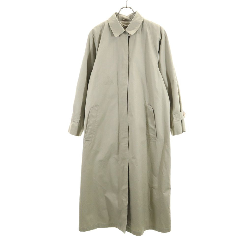 LONDON FOG ロンドンフォグ 80s 90s USA製 オールド ライナー付き ステンカラーコート 14 ベージュ レディース