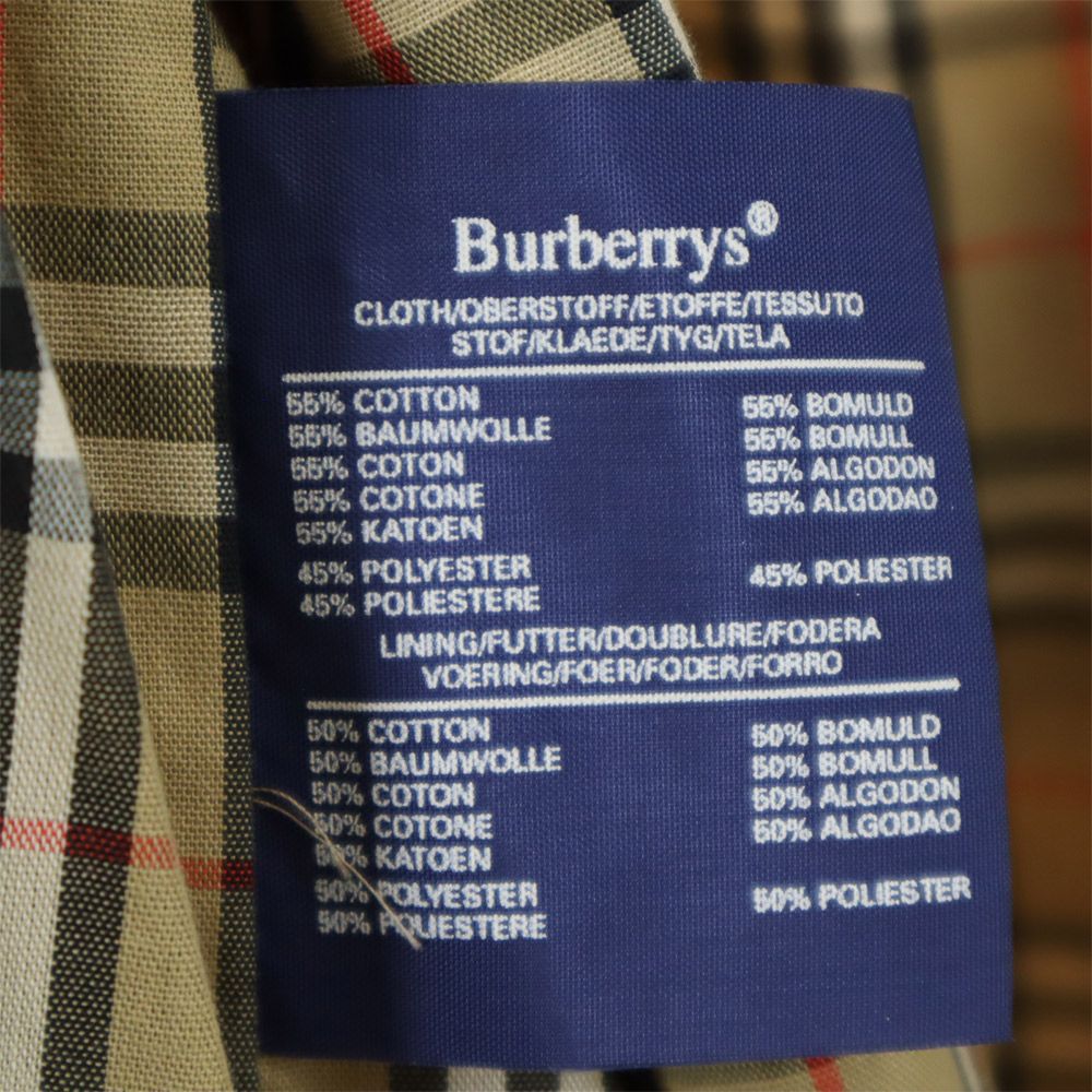 Burberrys バーバリーズ 90s オールド ステンカラーコート S ベージュ レディース