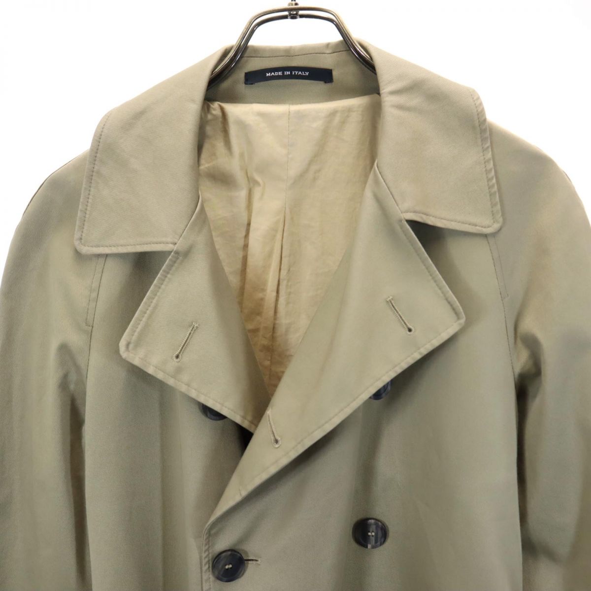 TAGLIATORE タリアトーレ イタリア製 トレンチコート 44 カーキ系 メンズ