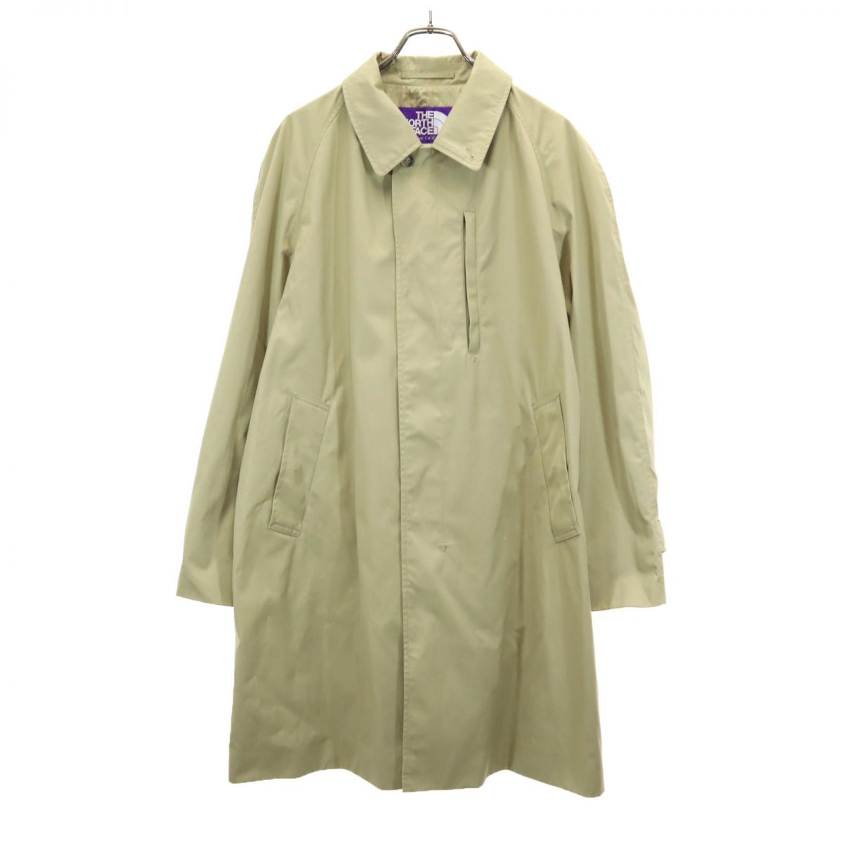 THE NORTH FACE ノースフェイス NP2801N パープルレーベル アウトドア ステンカラーコート L ベージュ メンズ