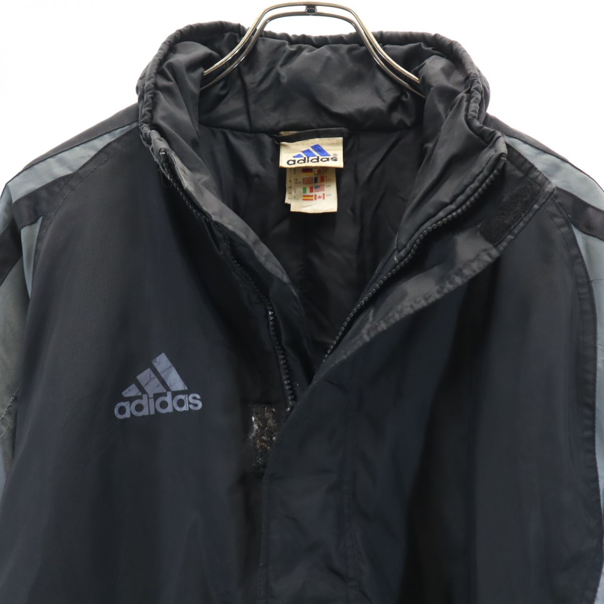 アディダス ベンチコート L ブラック系 adidas メンズ