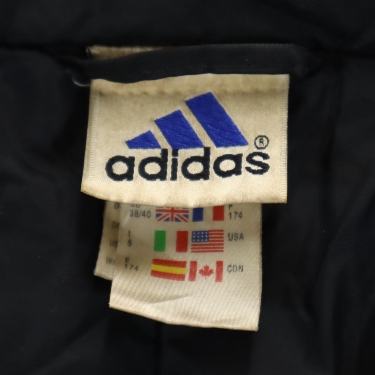 アディダス ベンチコート L ブラック系 adidas メンズ