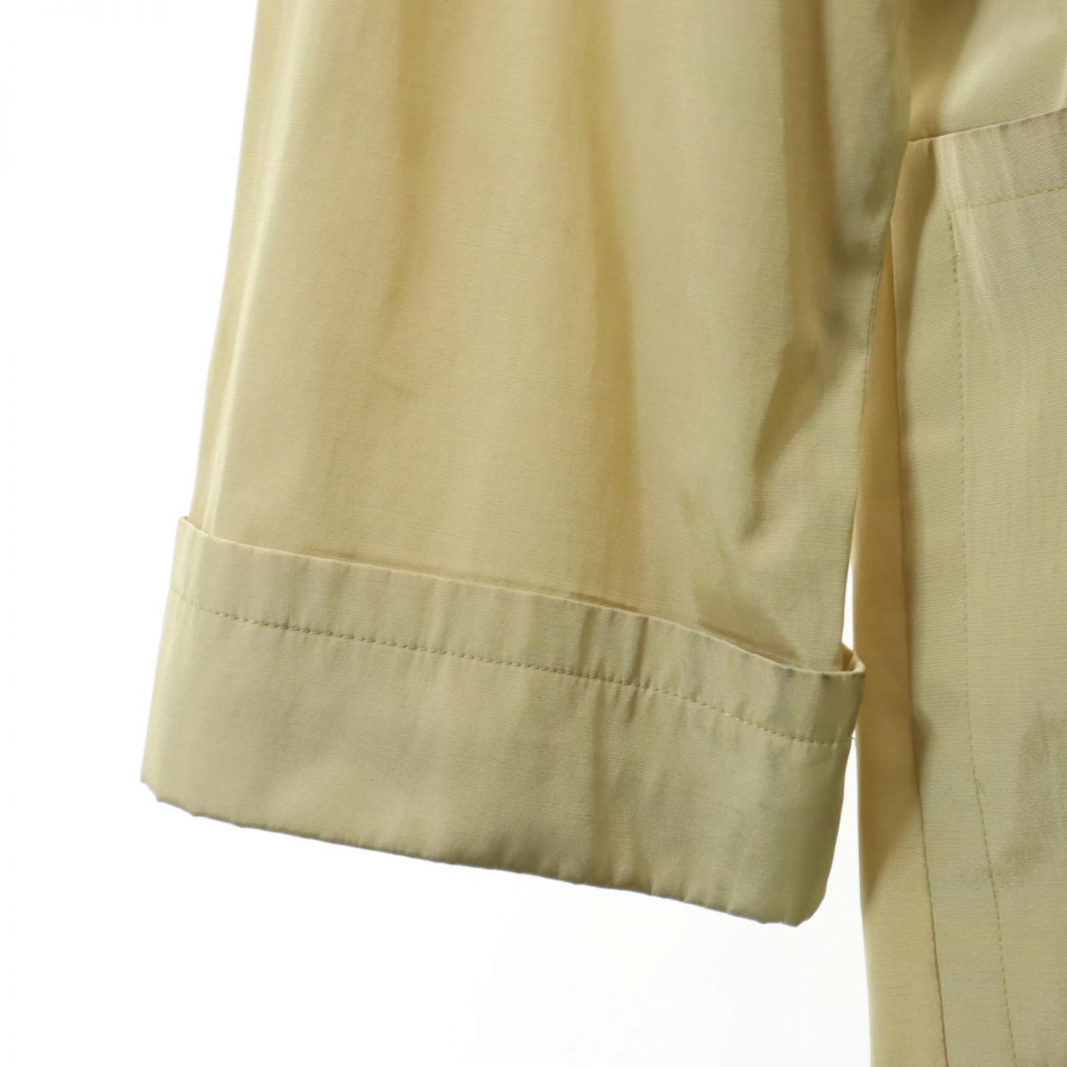 YVES SAINT LAURENT イヴサンローラン 90s オールド ガウンコート M イエロー系 メンズ