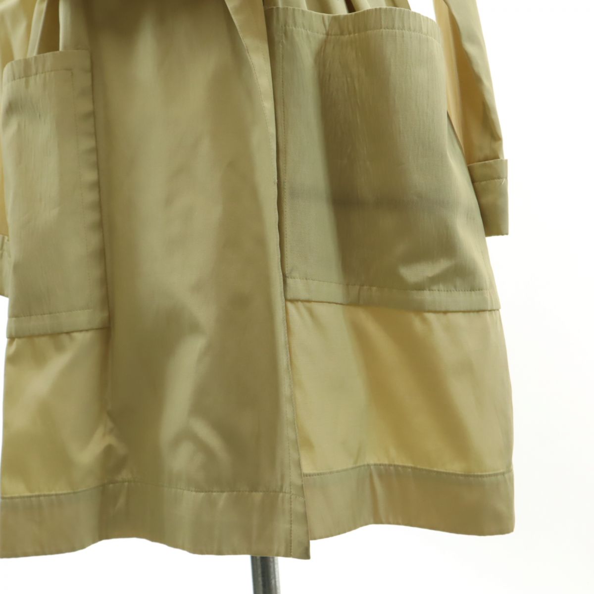 YVES SAINT LAURENT イヴサンローラン 90s オールド ガウンコート M イエロー系 メンズ