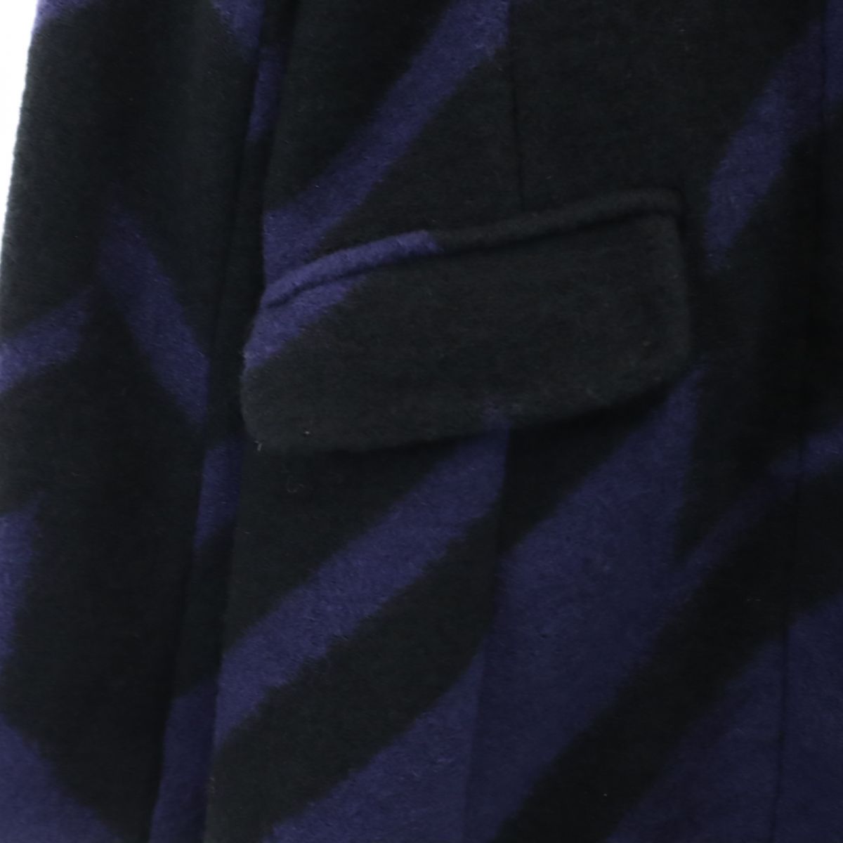 ARMANI EXCHANGE アルマーニエクスチェンジ ウールブレンド チェスターコート M 黒系 レディース