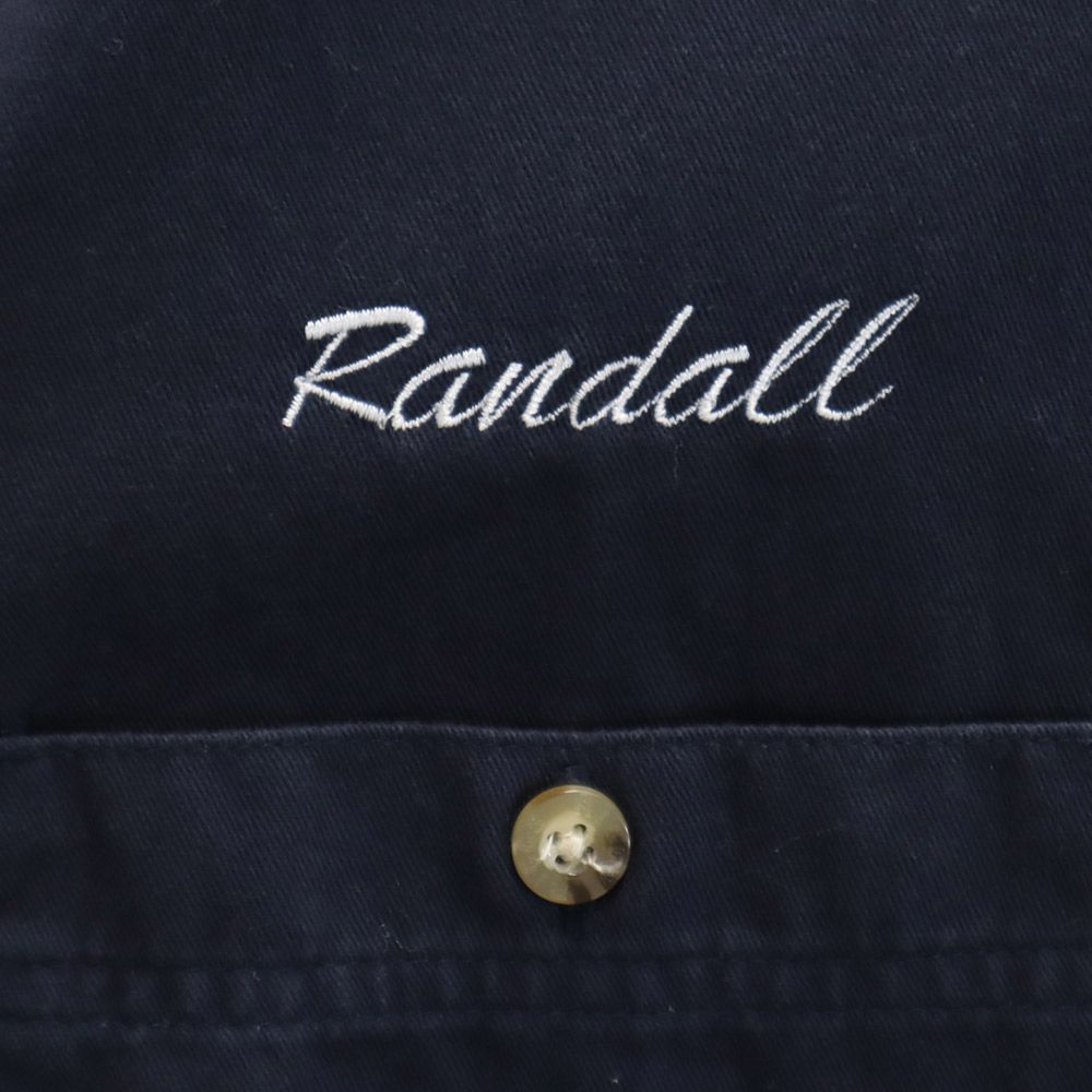 Wrangler ラングラー 長袖 ボタンダウンシャツ M ネイビー RIGGS ワークウェア メンズ