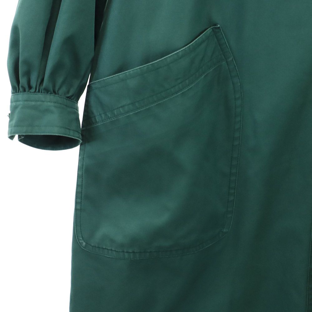 YVES SAINT LAURENT イヴサンローラン 90s オールド コート グリーン レディース