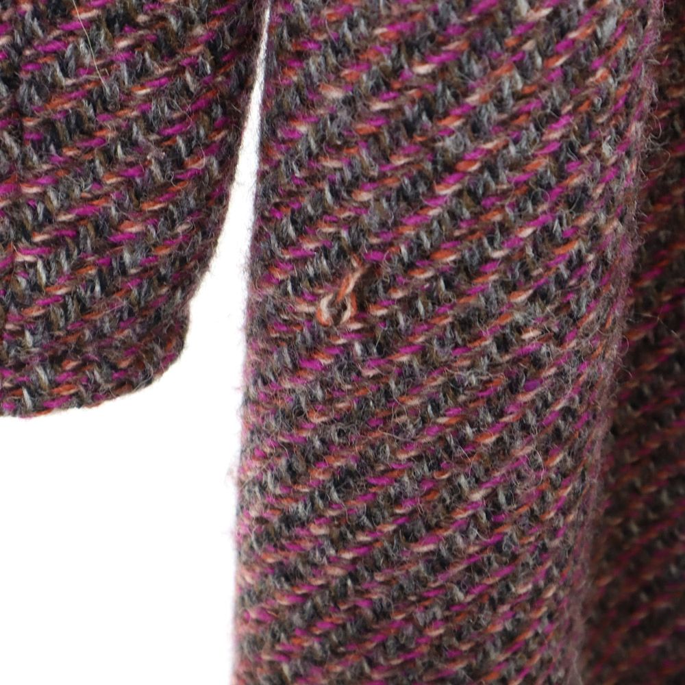 Aquascutum アクアスキュータム 70s 80s ヴィンテージ ウールコート パープル系 レディース