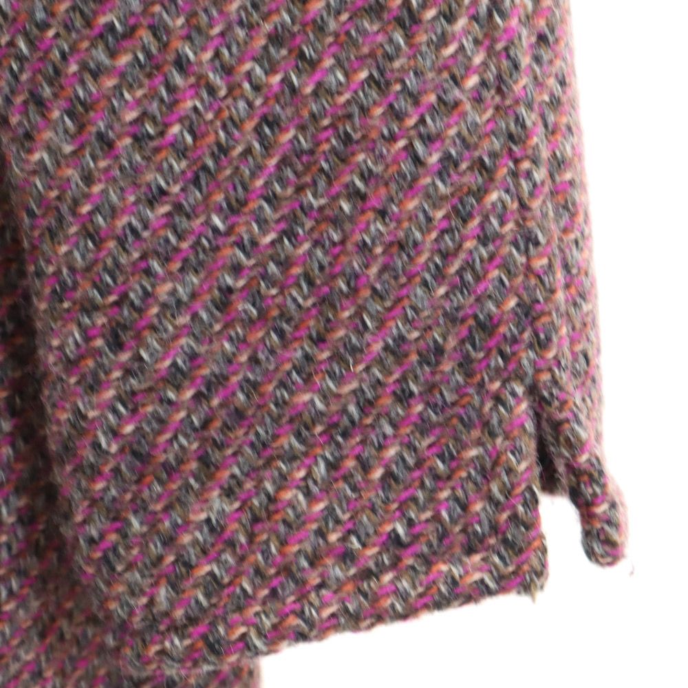 Aquascutum アクアスキュータム 70s 80s ヴィンテージ ウールコート パープル系 レディース