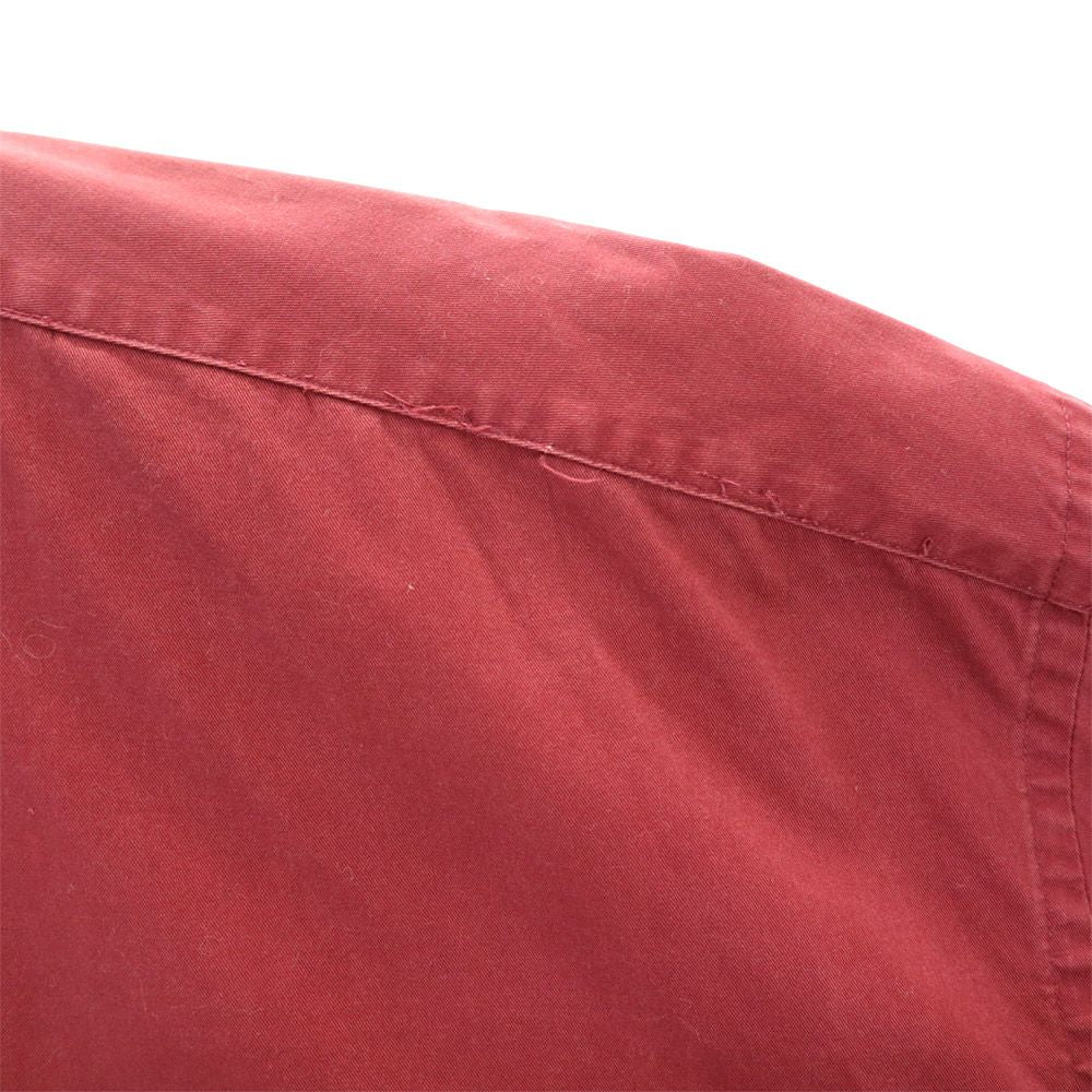 TOMMY HILFIGER トミーヒルフィガー 90s オールド フラッグタグ 長袖 ボタンダウンシャツ XL レッド系 メンズ