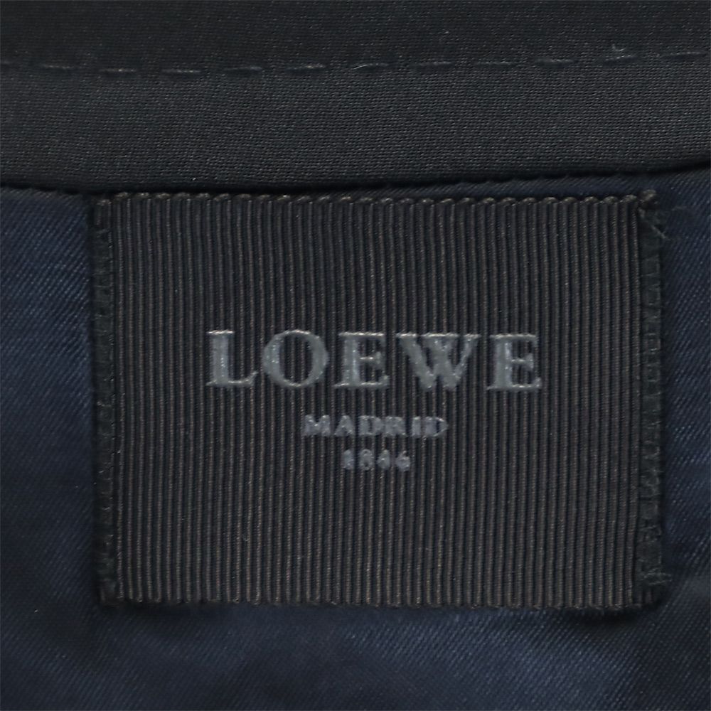 LOEWE ロエベ 膝丈ワンピース ブラック チェーン レディース