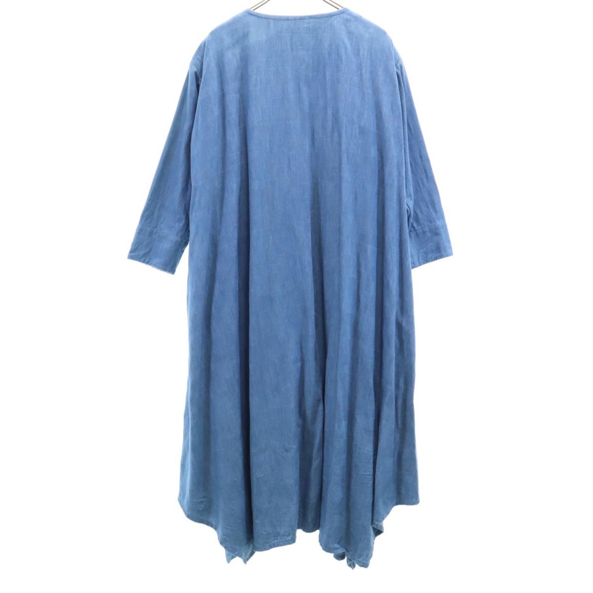 anseason アンシーズン アンリアレイジ 日本製 スプリングコート 38 ブルー系 レディース