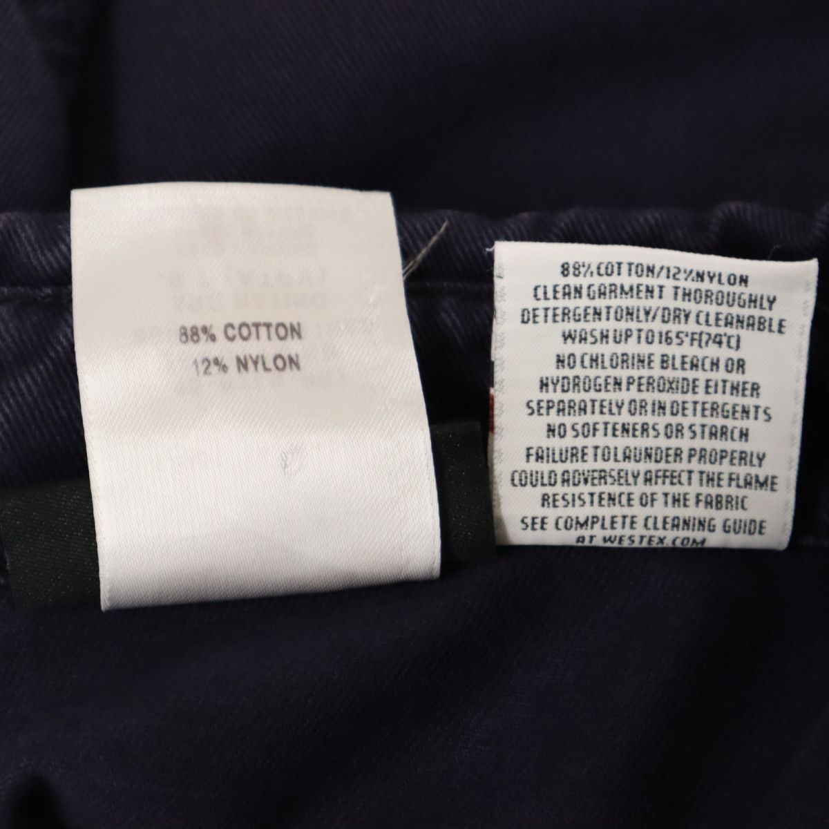 WORKRITE ワークライト 長袖 ボタンダウンシャツ 46-R ネイビー メンズ